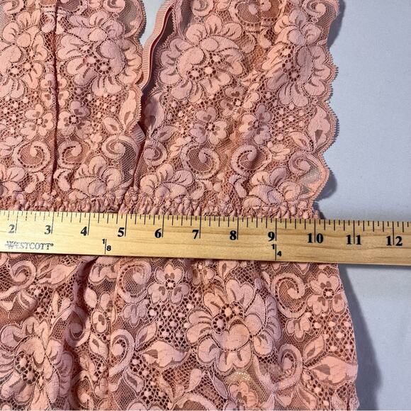 We Are HAH Comin in Haht Lace one-piece bodysuit Sz XS in Pink Nude color - Picture 4 of 6